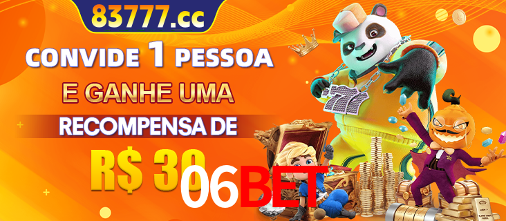 Banner institucional da 06bet sobre parceria de marcas e criação de uma marca de excelência, apresentando os mascotes de jogos populares como o Fortune Tiger.
